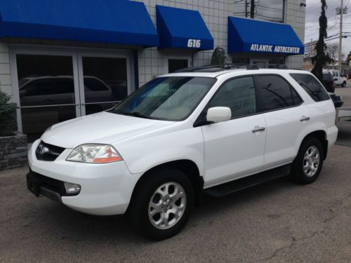 2002 acura mdx touring navigation pearl white needs work as is