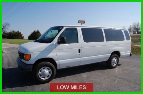 2007 xl used 5.4l v8 automatic 15  passenger extended low miles white clean nice
