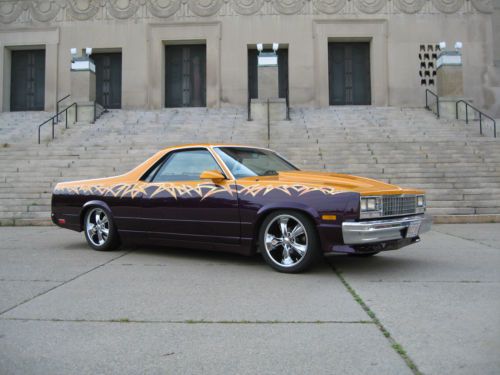Elcamino ss 305, fully loaded,candy/pearl/gold leaf custom paint, lowered