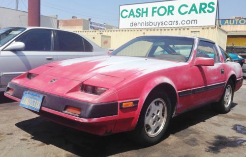 1985 nissan zx coupe 5-speed manual t-tops california car