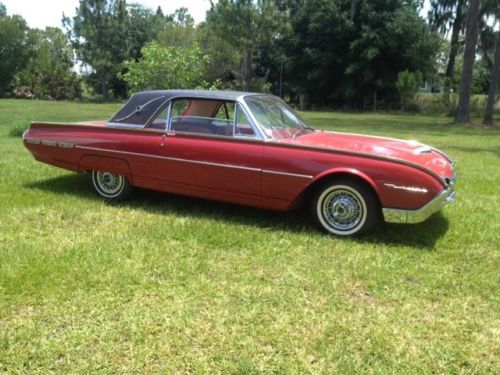 Ford thunderbird 1962 nice daily driver red 2 door coupe don&#039;t miss!