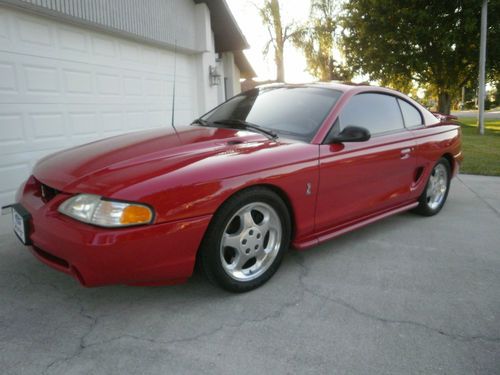 1994 cobra mustang, beautiful rio red, pls see the pics and videos!