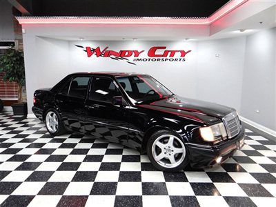 1992 mercedes benz / porsche 500e sport sedan~blk/blk~amg wheels~clean~very rare
