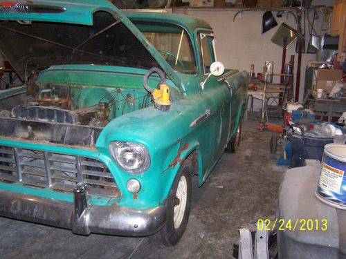 1956 chevy cameo truck behind the barn find
