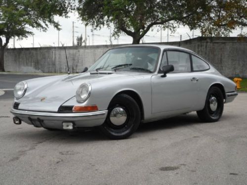 912 coupe manual silver over black runs and drives needs preservation