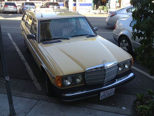 1980 mercedes-benz 300td diesel wagon 118k miles mint california car