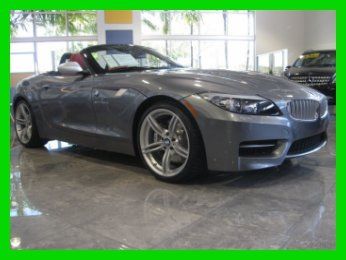 11 space gray z-4 sdrive35 is turbo convertible *red leather *navigation *low mi