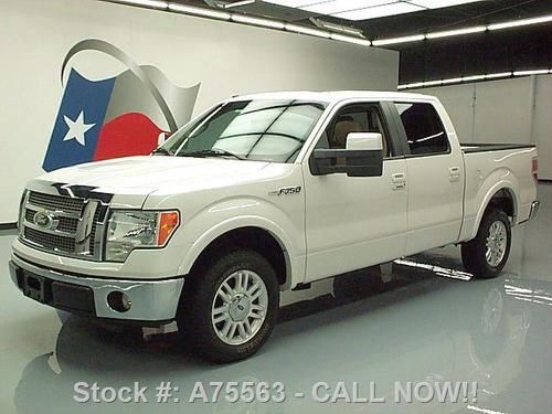 2010 ford f150 lariat crew sunroof nav climate seats 9k texas direct auto