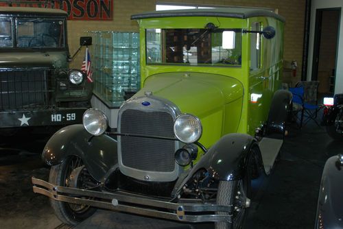 1929 ford model a delivery truck museum find