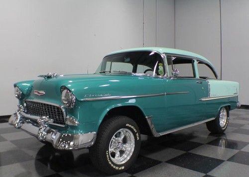 1955 chevy bel air  off frame restored with 434 racing engine. must see pics