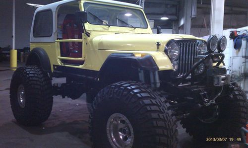 1986 jeep cj 7 rockcrawler dana 60s 20 inch lift  4wheel drive custom show jeep
