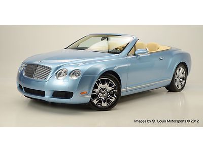 2008 bentley continental gtc silverlake magnolia 10,156 miles 1 owner imaculate!