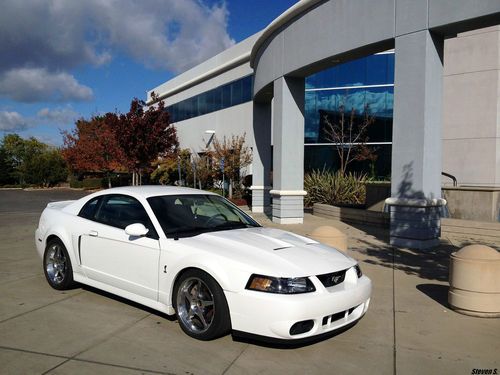 2004 oxford white ford mustang svt cobra coupe 2-door 4.6l with mods