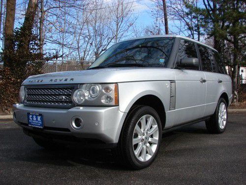 2006 supercharged land rover silver/black navigation rear entertainment 20 whls