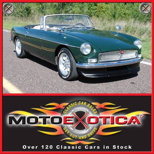 1972 mg b convertible, 2 tops, leather, $15k in reciepts, minilite wheels