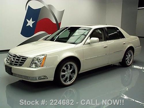 2007 cadillac dts sunroof nav climate leather 58k miles texas direct auto