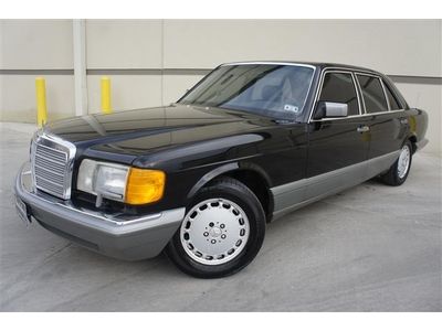 Garage kept 88 mercedes benz 300 sel low mies sunroof wood extra clean warranty!