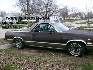 1984 elcamino excellent condition no dents or rust brand new tires