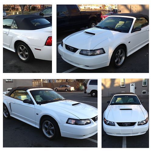 2001 ford mustang gt convertible v8 automatic fresh paint only 107k engine mint!