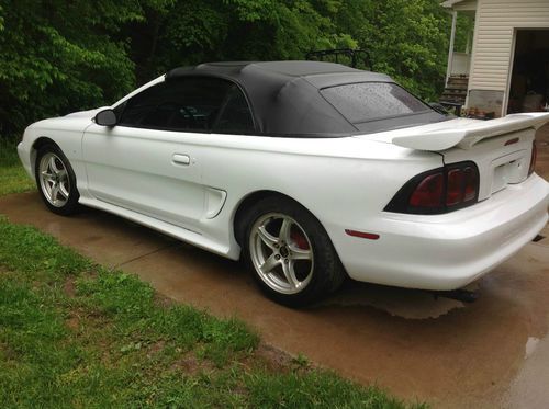 5.0 ho mustang cobra replica,convertible ,all leather,new top,carpet,brakes.