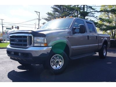 2002 ford f250 xlt 7.3 turbo diesel, 4x4, crew cab, shortbed 1 owner no reserve!