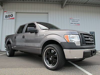 2009 ford f-150 supercrew crew cab one owner serviced 22" wheels low reserve no