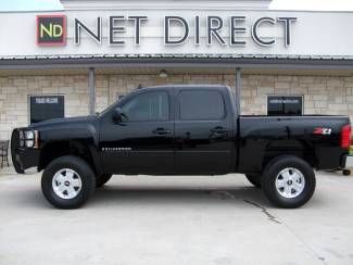 07 chevy crew cab z71 4wd leather skyjacker lift texas owned net direct auto