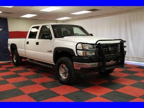 2007 2500 hd diesel 4x4 1-owner crewcab lwb upgraded seats financing available
