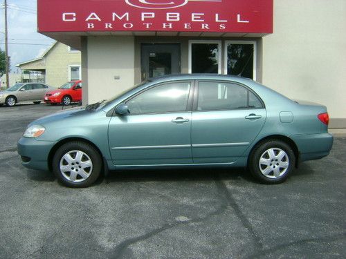 2005 toyota corolla le 4dr 1.8l 5-speed 89,126 miles two-owner clean carfax