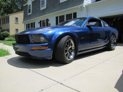 2007 ford mustang gt supercharged kenne bell blue coupe
