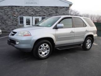 2002 acura mdx luxury suv 7 passanger in a great silver-gray with black leather