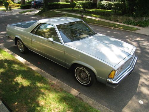 1981 chevrolet el camino.cold ac no rust real nice overall pickup gm