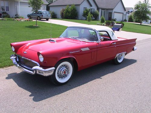 1957 ford thunderbird with hard top