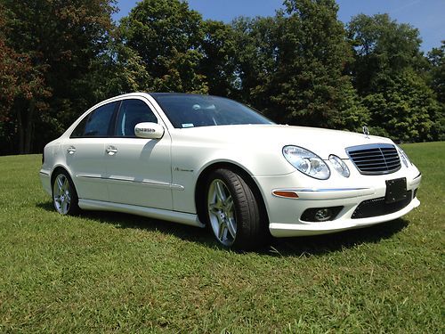 2005 mercedes benz e55 amg low miles 1 owner loaded
