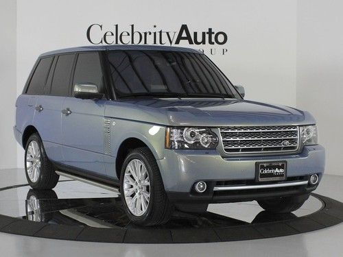 2011 land rover range rover autobiography spectral light blue/jet wood and leath
