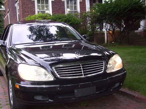 2002 mercedes benz s 500'' no reserve'' low miles 67 k  2 owners  clean car fax