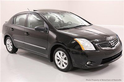 7-days *no reserve* '11 sentra sl auto nav back-up roof htd leather w-ty carfax