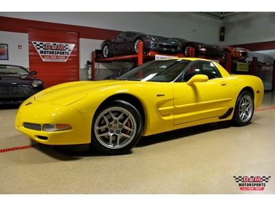 2002 corvette z06 only 703 miles millennium yellow like brand new