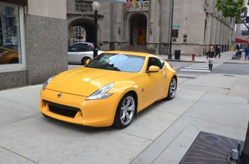 2009 nissan 370z 6 speed 1 owner! yellow/black clean car! call now!