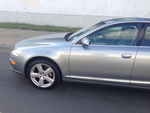 2008 audi a6 3.2l fully loaded- grey with charcoal interior- navigation, sunfoof