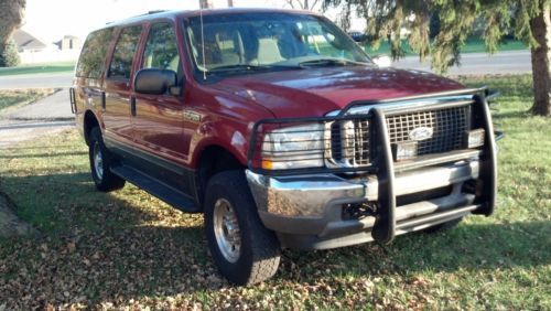 2004 ford excursion xlt sport utility 4-door 5.4l 3rd row seating 4x4 no reserve