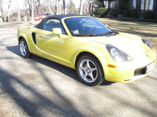 2001 toyota mr-2 spyder convertible, mid engine for perfomance and handeling