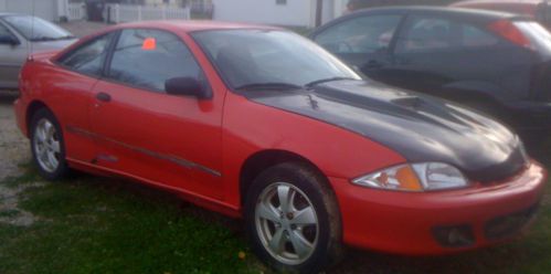 2001 chevy cavalier z24  2 door sports coupe for parts or repair no reserve