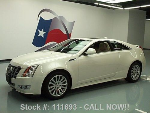 2012 cadillac cts 3.6 performance coupe sunroof nav 4k texas direct auto