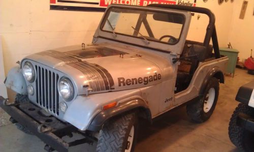 1979 jeep cj5 renegade silver anniversary edition about 1000 made