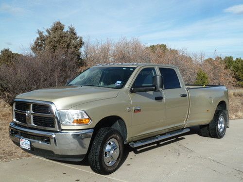 Dually truck 6.7 l cummins turbo diesel crew cab long bed tow package 4x4 gold