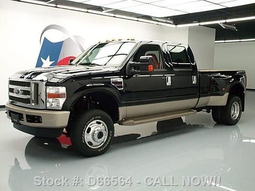 2008 ford f-350 king ranch diesel drw 4x4 sunroof 38k texas direct auto