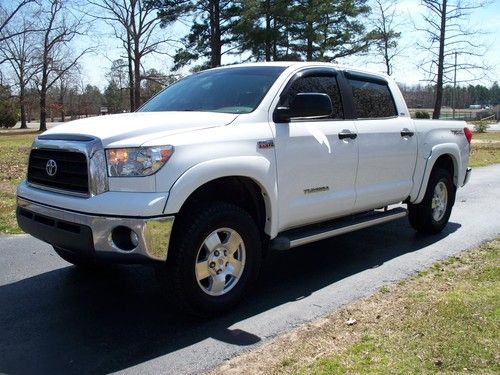 2008 toyota tundra 4x4 crewmax leather super clean off road must see level kit