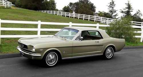 Stunning 1966 ford mustang 289 california car auto a/c disc brakes p/s  pony int