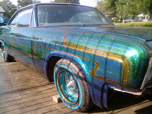 1966 chevrolet impala ss metalflake paint airbag suspension lowrider project